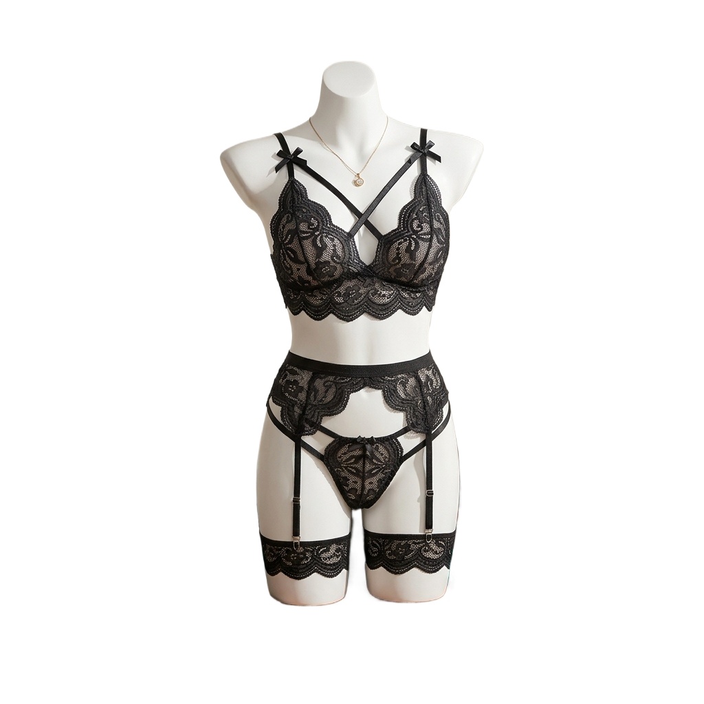 Completo intimo da donna in pi - Garter Belt Set recensione e prezzo