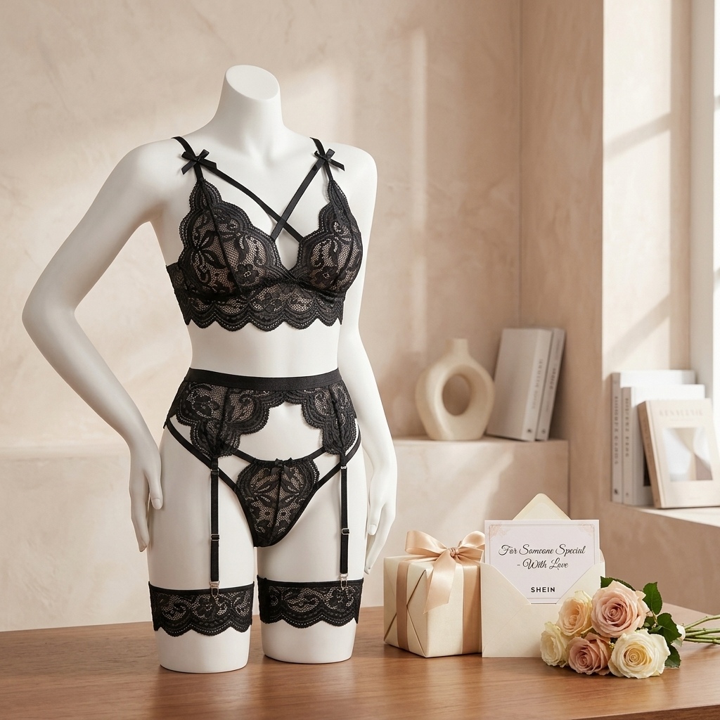 Completo intimo da donna in pi - Garter Belt Set recensione e prezzo